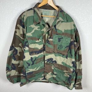Vintage Camouflage‎ Military Jacket